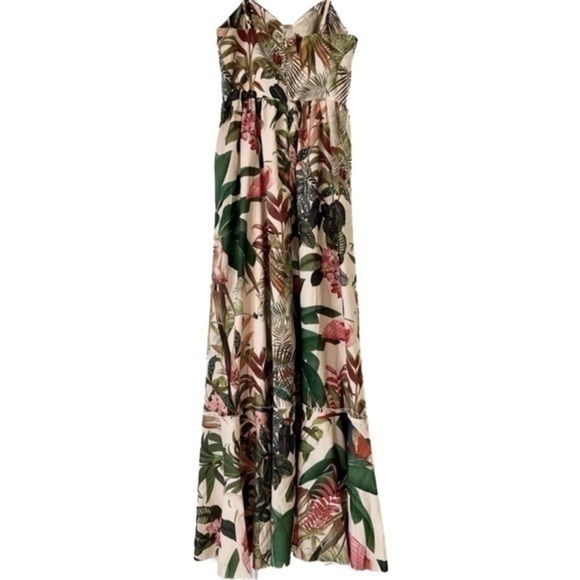 NWOT - Women’s Tropical Maxi Sundress - Picture 3 of 6